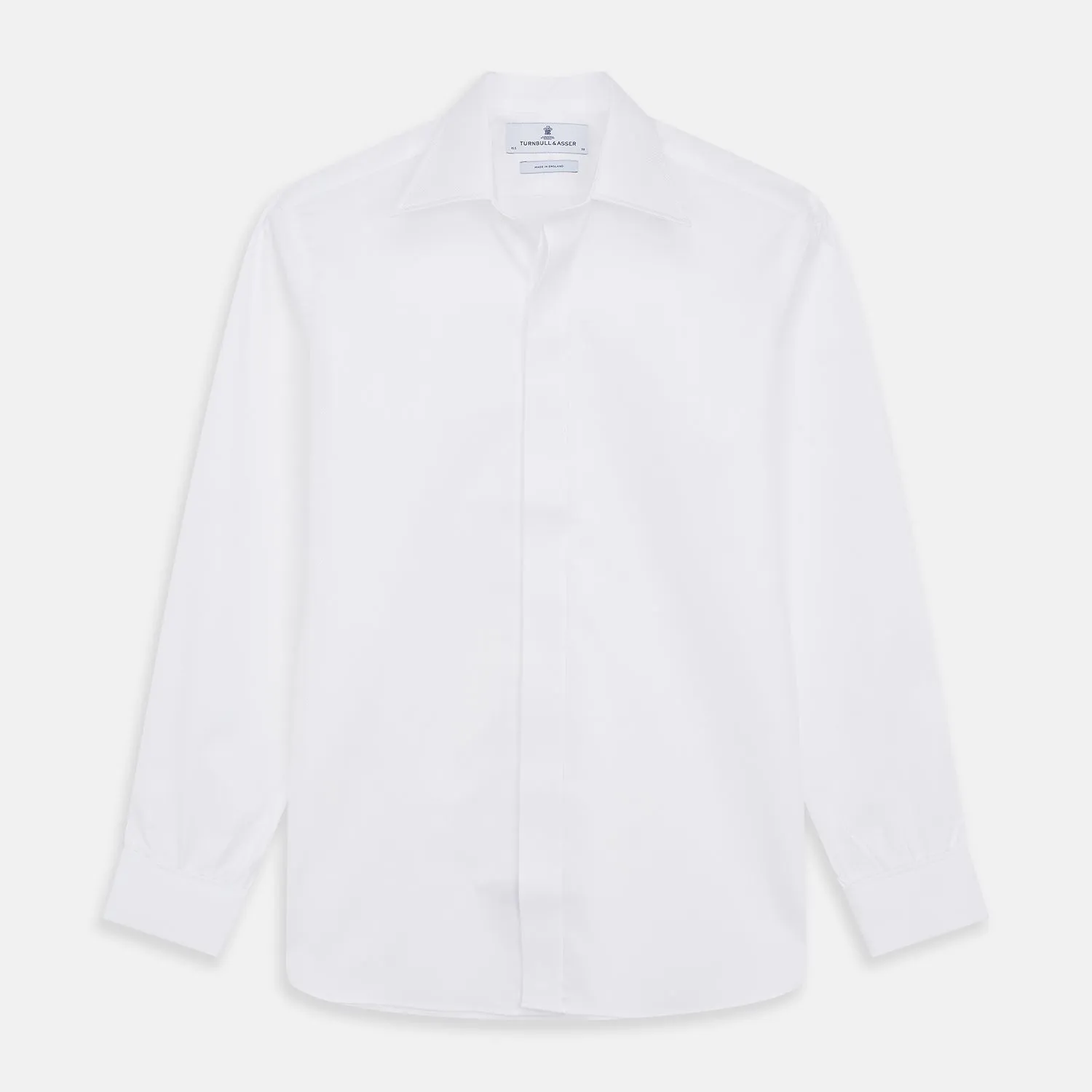White Tailored Fit Dress Shirt sold by Turnbull & Asser