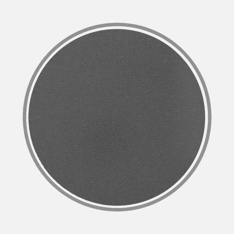 Plain Black Cotton Fabric sold by Turnbull & Asser