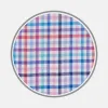 Blue, Pink and Red Graph Check Cotton Fabric sold by Turnbull & Asser