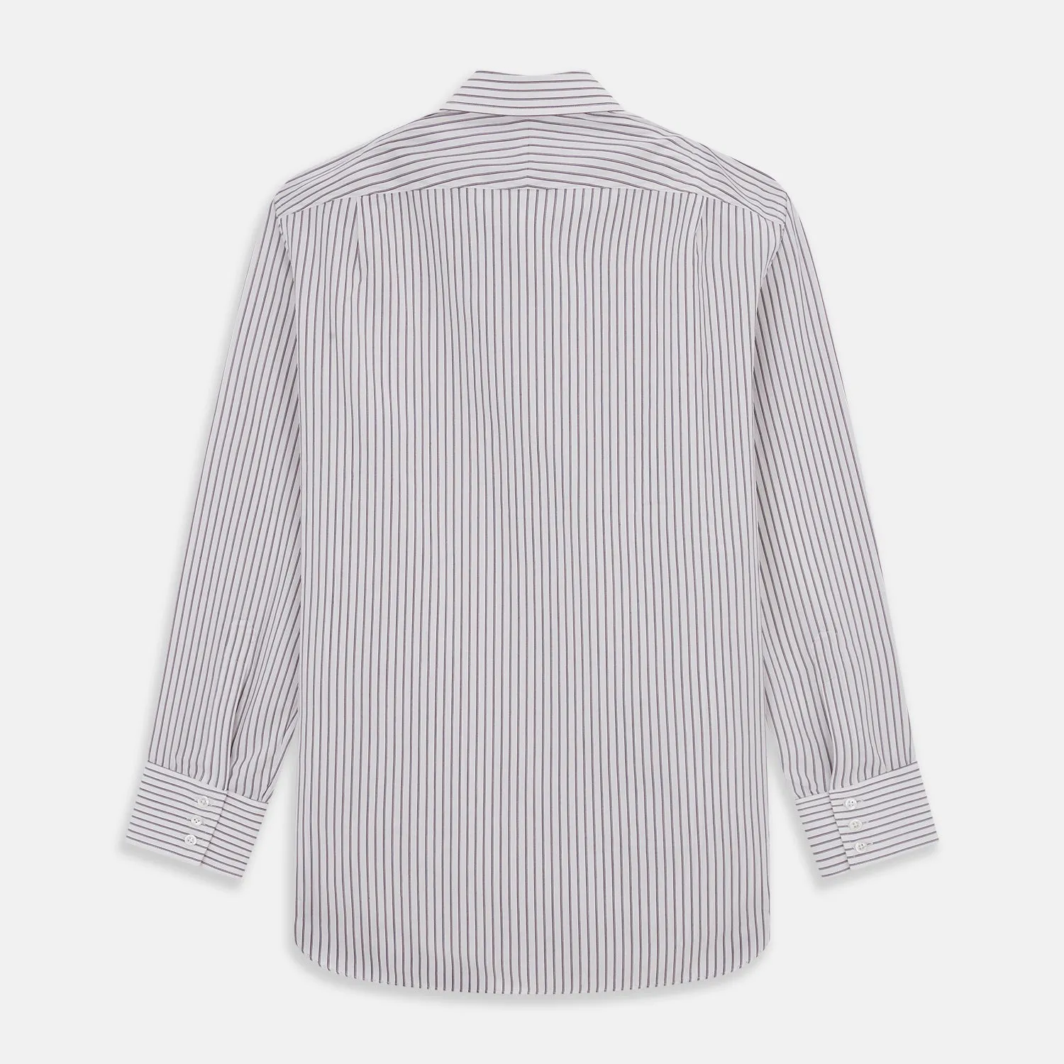 Purple Track Stripe Mayfair Shirt sold by Turnbull & Asser product image thumbnail 5