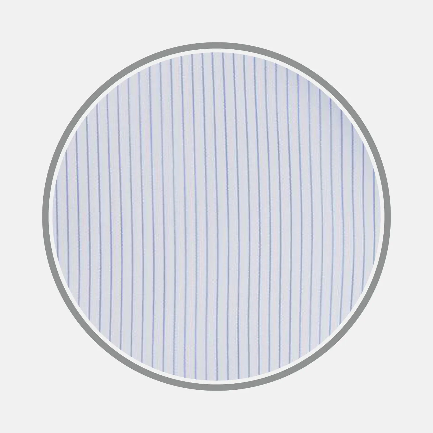 Sky Blue Fine Stripe Cotton Fabric sold by Turnbull & Asser