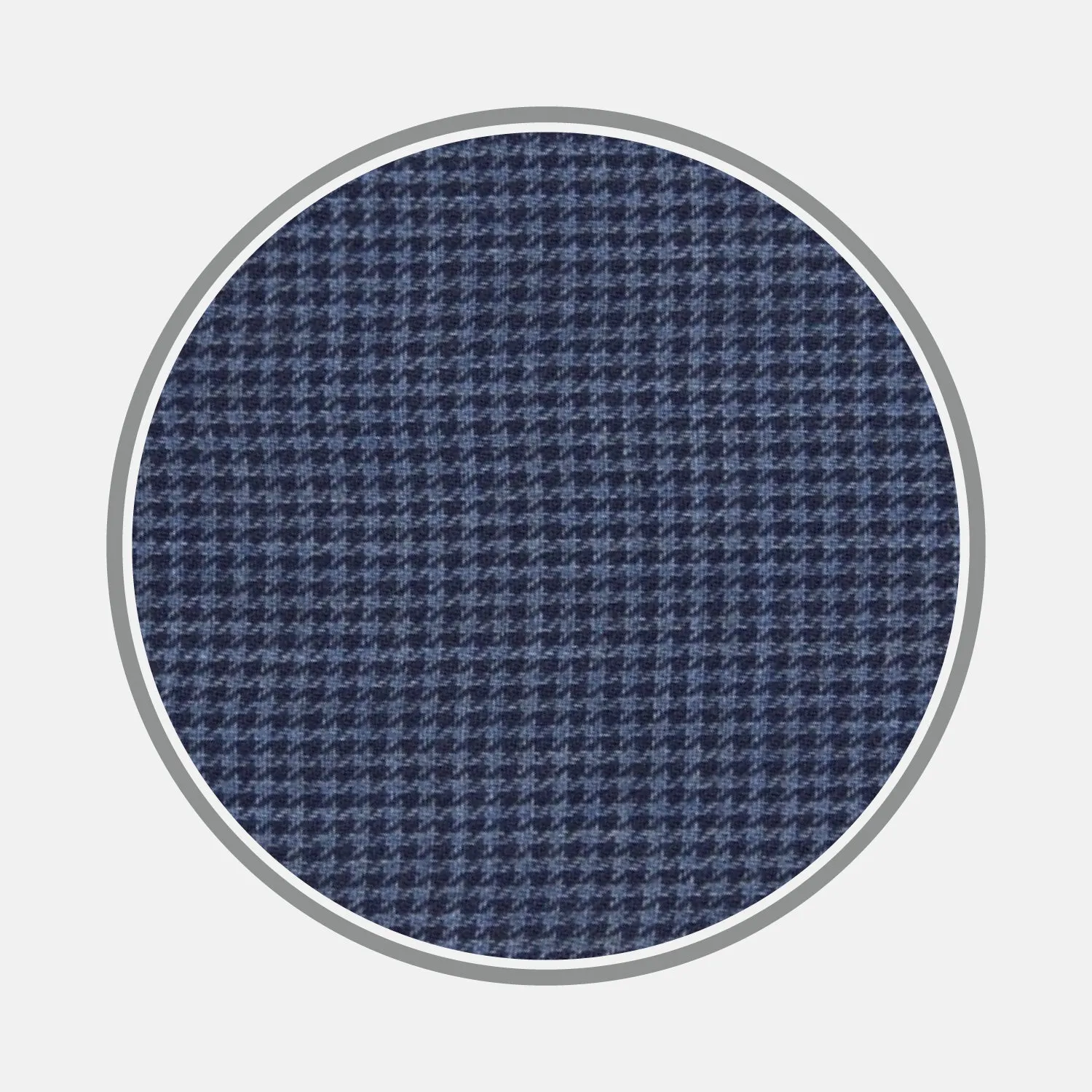Navy Check Flannel Fabric sold by Turnbull & Asser