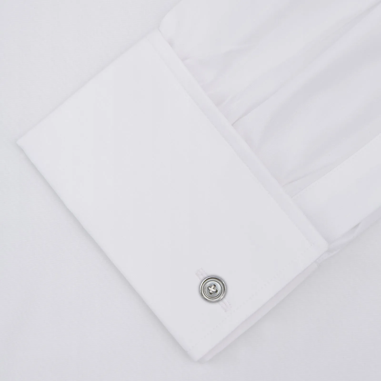 Two-Fold 120 White Cotton Shirt with Regent Collar and Double Cuffs sold by Turnbull & Asser product image thumbnail 2