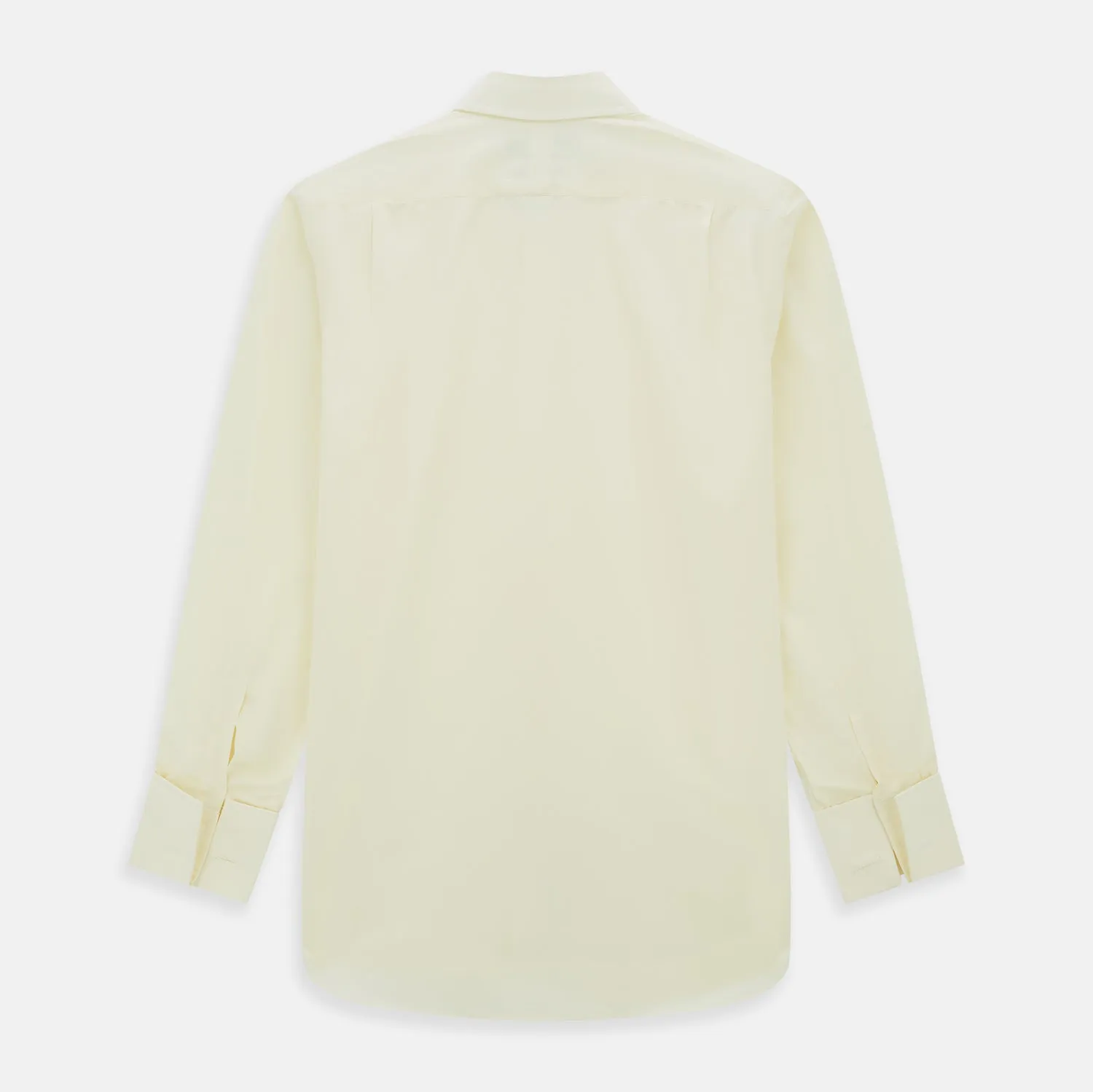 Cream Cotton Shirt with T&A Collar and Double Cuffs sold by Turnbull & Asser product image thumbnail 5