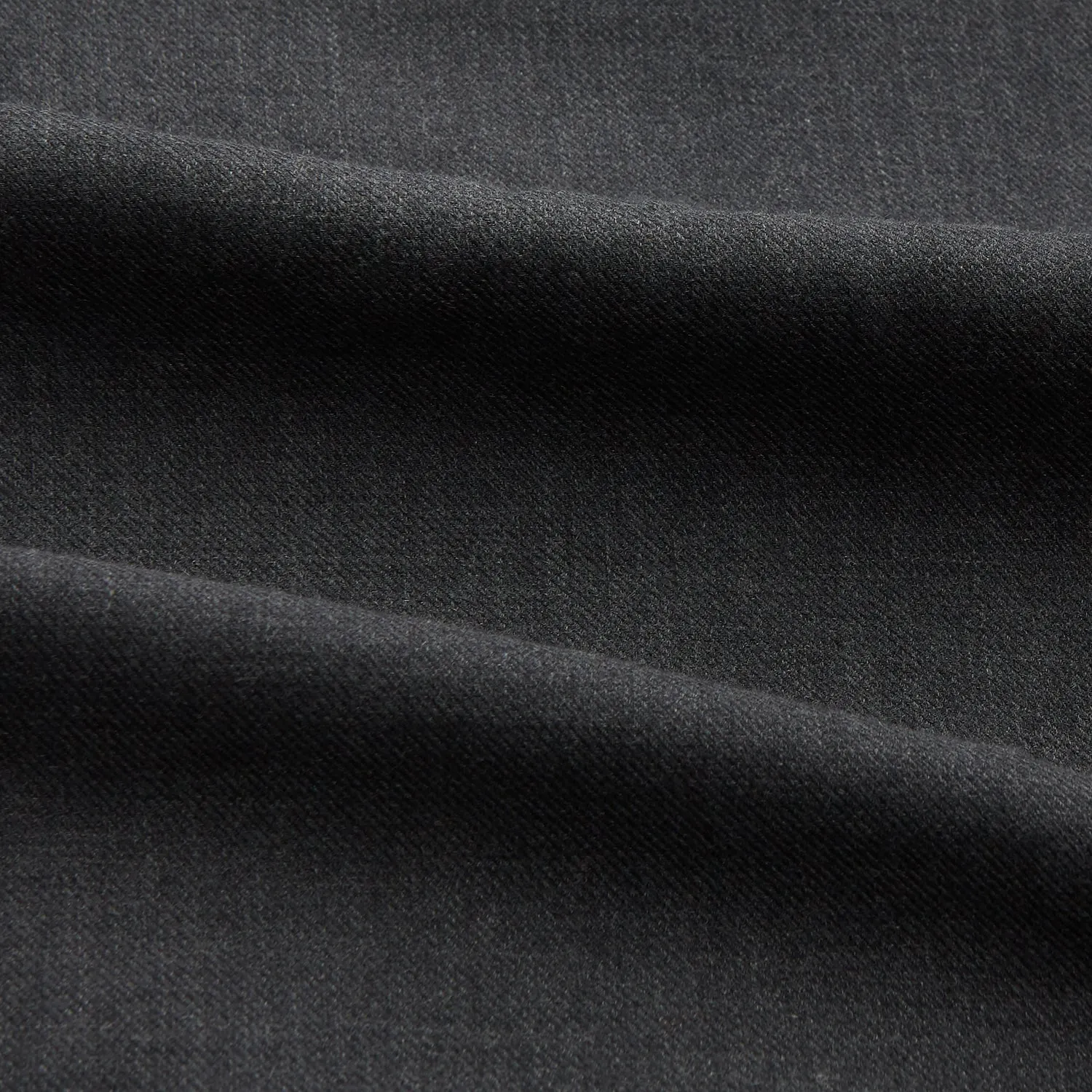 Charcoal Cotton and Wool Blend Regular Fit Mayfair Shirt sold by Turnbull & Asser product image thumbnail 4