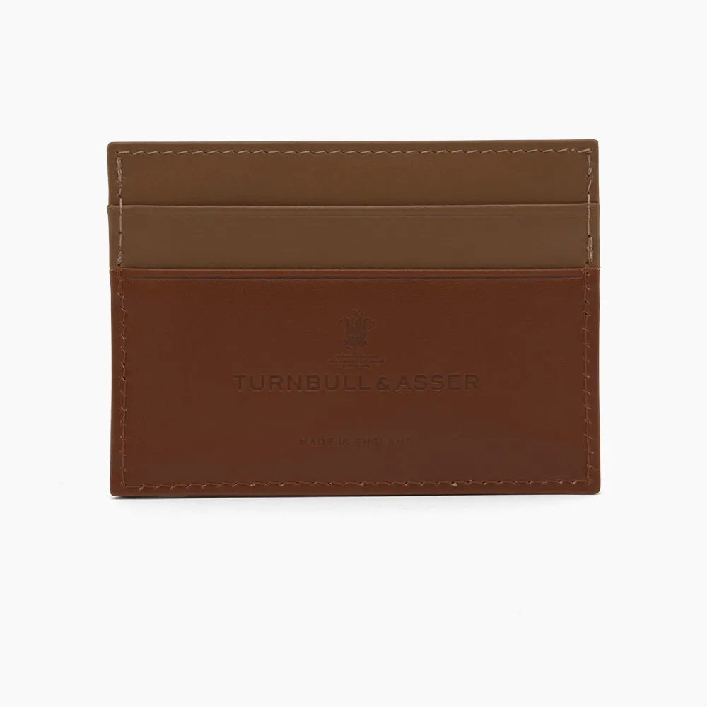 Light Tan Leather Card Case sold by Turnbull & Asser product image thumbnail 3