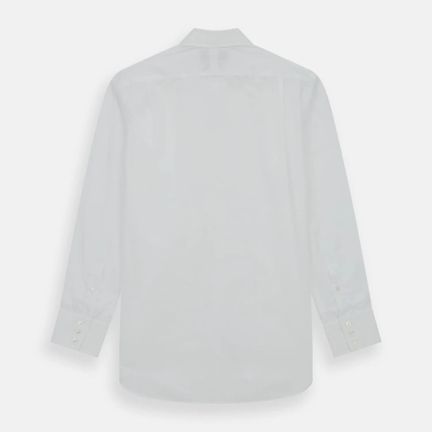 White Sea Island Quality Cotton Shirt with T&A Collar and 3-Button Cuffs sold by Turnbull & Asser product image thumbnail 5