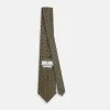 Yellow and Navy Diamond Silk Tie sold by Turnbull & Asser