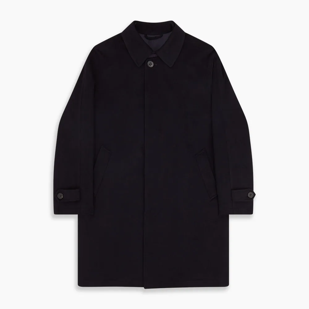 Dark Navy Cashmere Storm System Smith Coat sold by Turnbull & Asser product image thumbnail 5