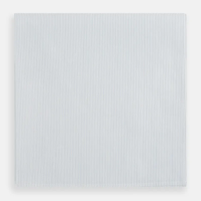 Blue Pencil Stripe Handkerchief sold by Turnbull & Asser