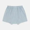 Blue Bengal Stripe Godfrey Boxer Shorts sold by Turnbull & Asser