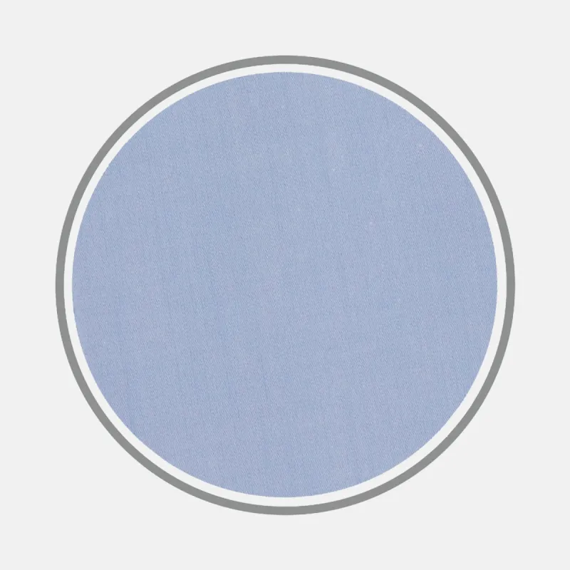 Blue West Indian Sea Island Cotton Fabric sold by Turnbull & Asser