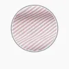 Burgundy Stripe West Indian Sea Island Cotton Fabric sold by Turnbull & Asser