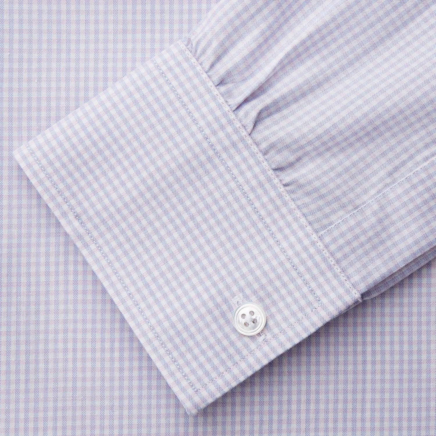 Blue Multi Check Cashmerello Weekend Fit Hayne Shirt sold by Turnbull & Asser product image thumbnail 3