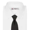 Black Twill Silk Tie sold by Turnbull & Asser