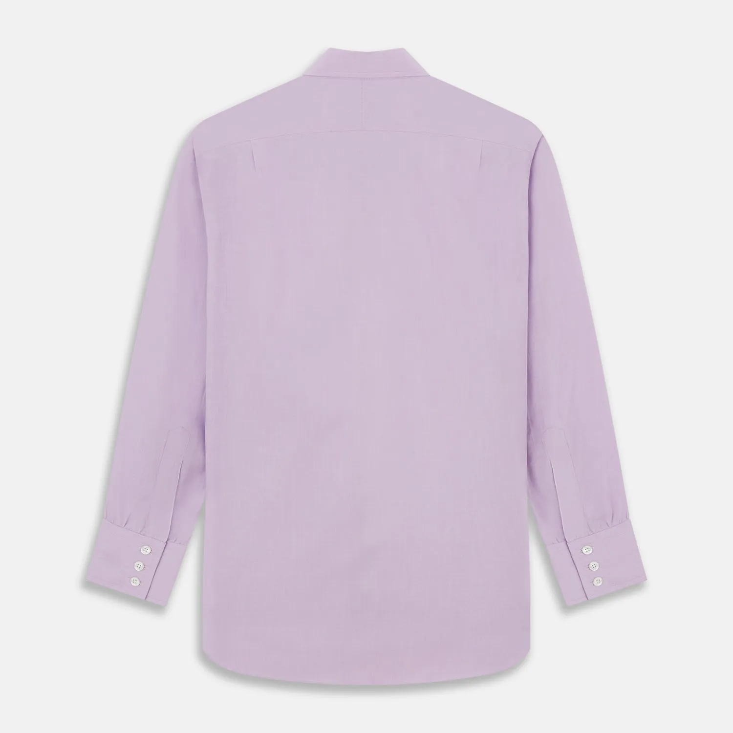 LILAC COTTON REGULAR FIT SHIRT sold by Turnbull & Asser product image thumbnail 4
