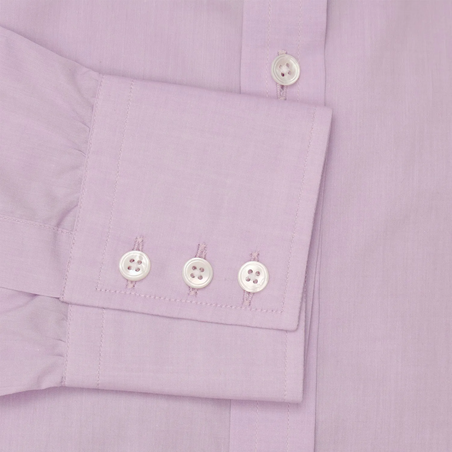 LILAC COTTON REGULAR FIT SHIRT sold by Turnbull & Asser product image thumbnail 3
