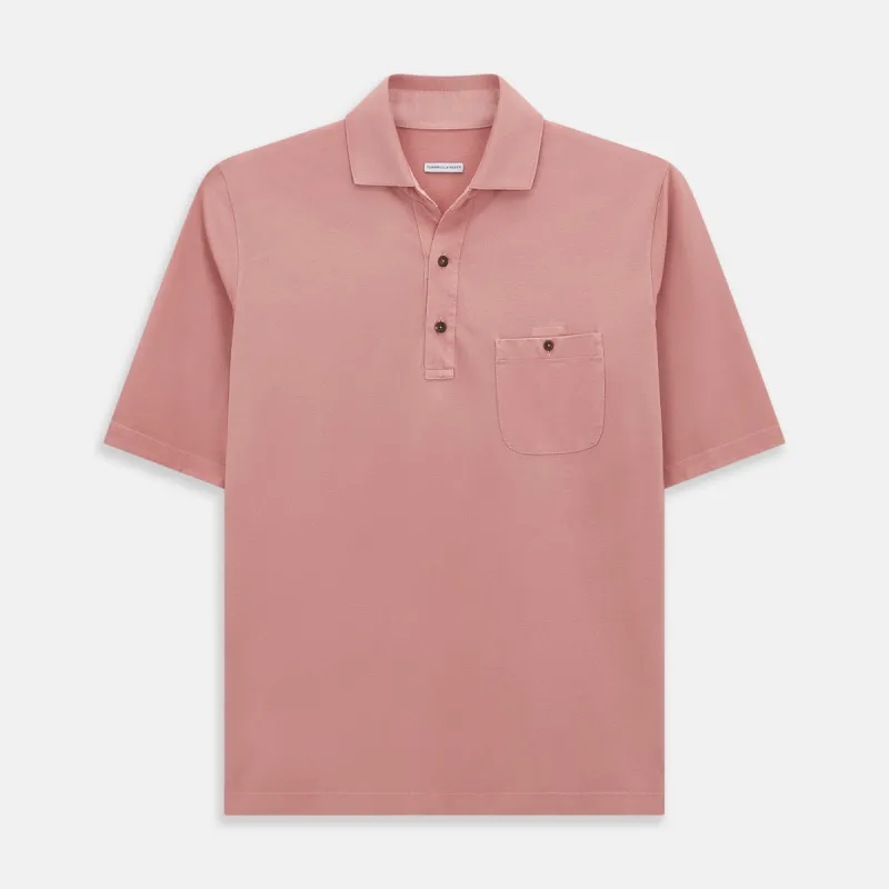 Red Polo Shirt sold by Turnbull & Asser
