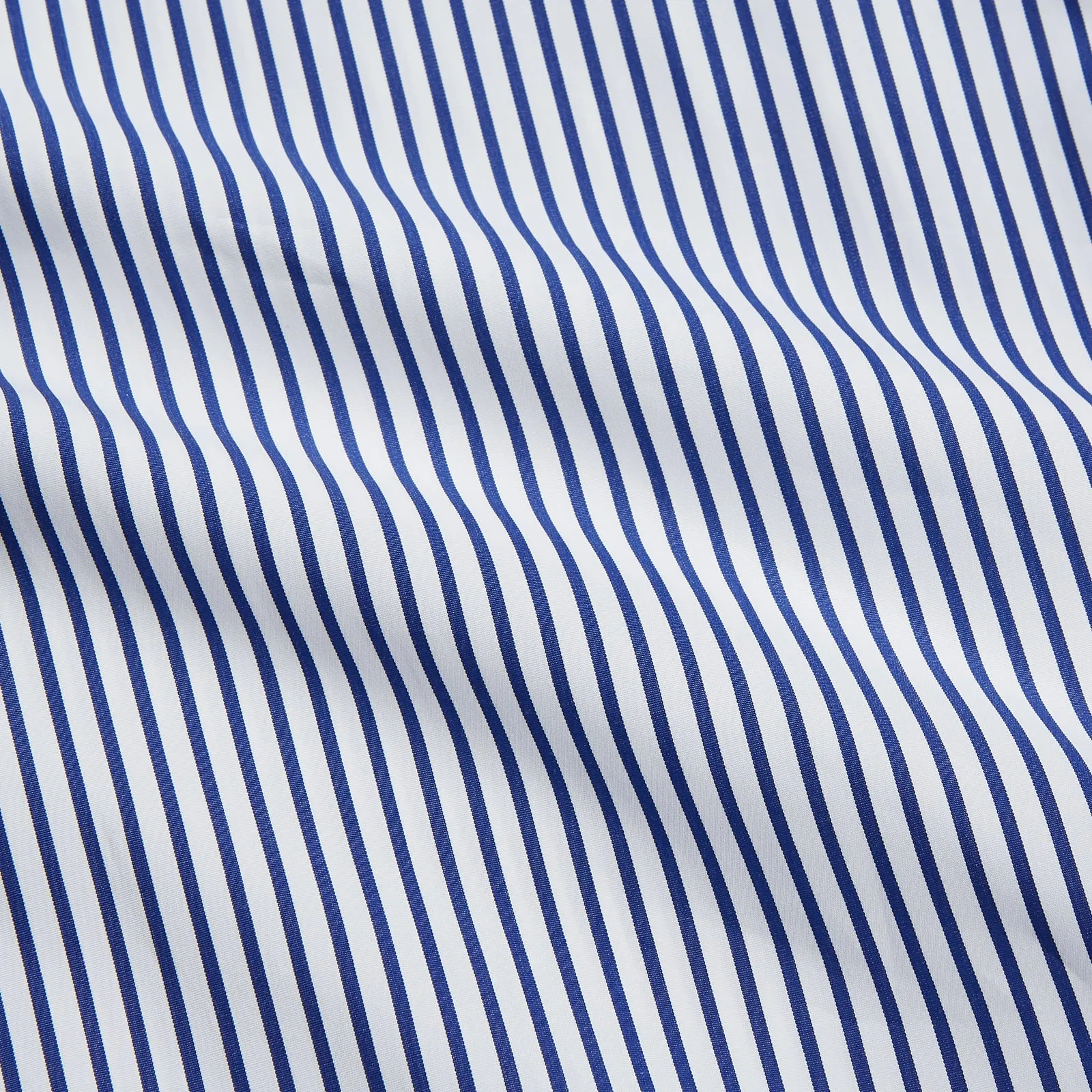 Navy Stripe Cotton Regular Fit Whitby Shirt sold by Turnbull & Asser product image thumbnail 4