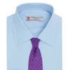 Light Blue Sea Island Quality Cotton Shirt with T&A Collar and Double Cuffs sold by Turnbull & Asser