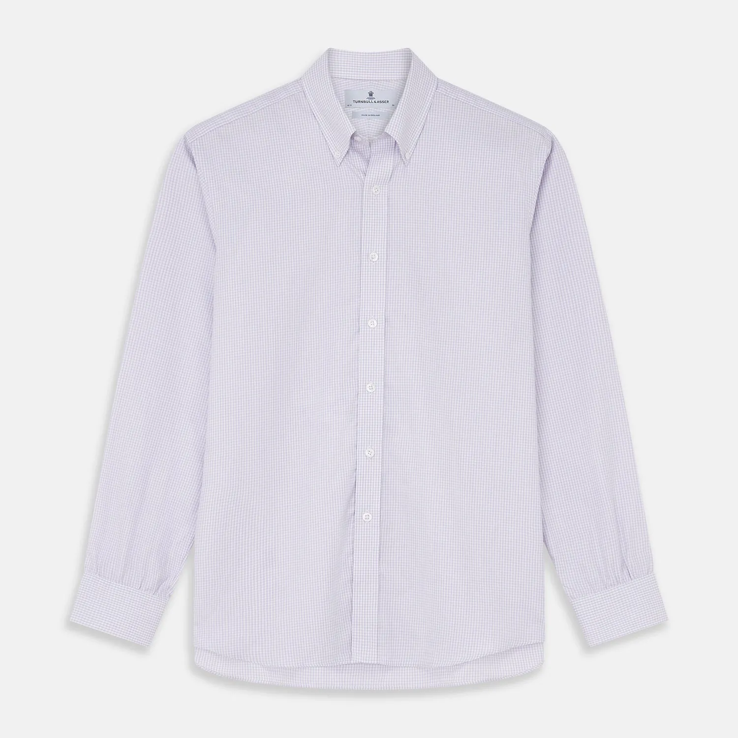 Blue Multi Check Cashmerello Fabric sold by Turnbull & Asser product image thumbnail 2