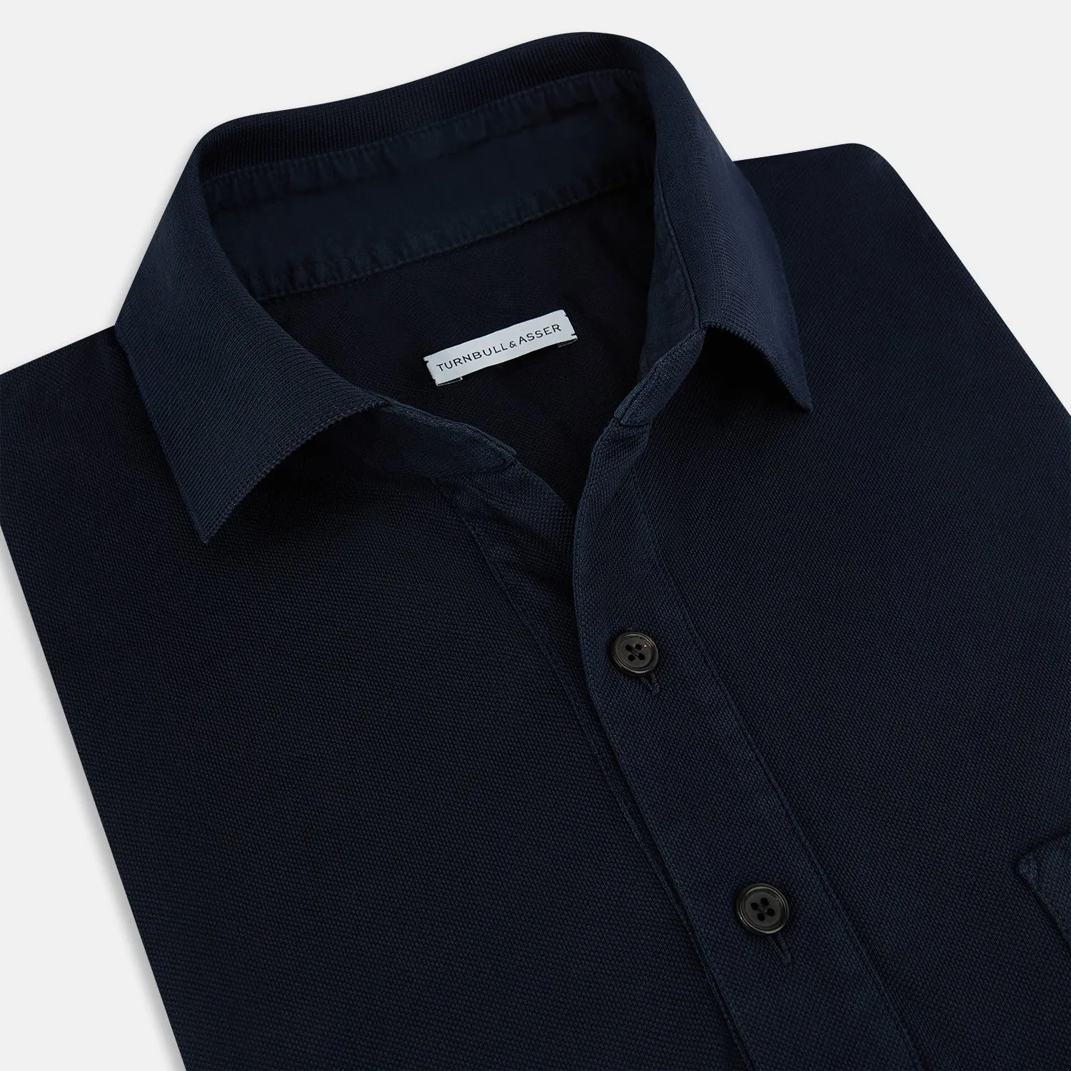 Navy Polo Shirt sold by Turnbull & Asser product image thumbnail 2