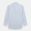 Blue and Navy Double Stripe Mayfair Shirt sold by Turnbull & Asser