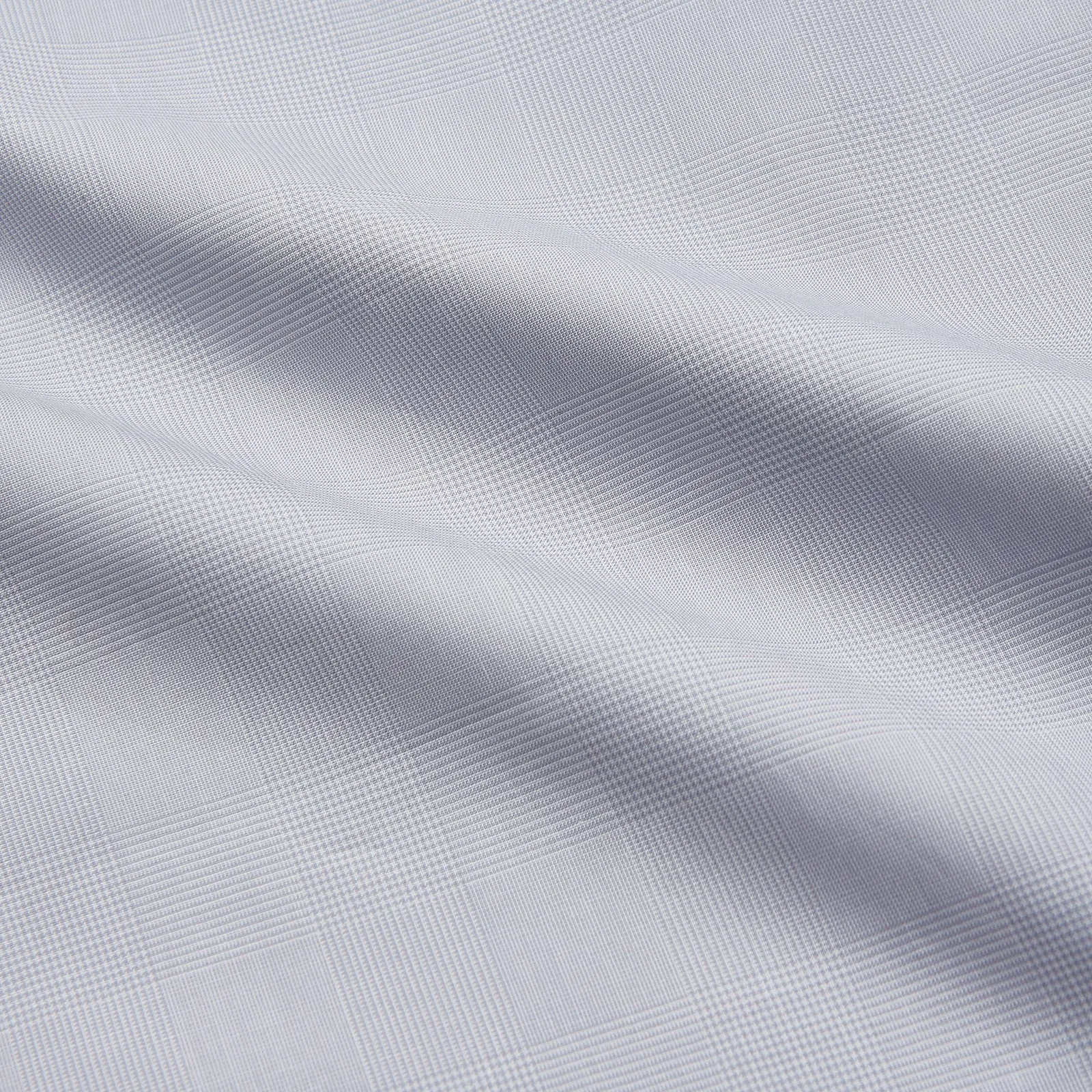 Faded Blue Block Check Cotton Regular Fit Mayfair Shirt sold by Turnbull & Asser product image thumbnail 4