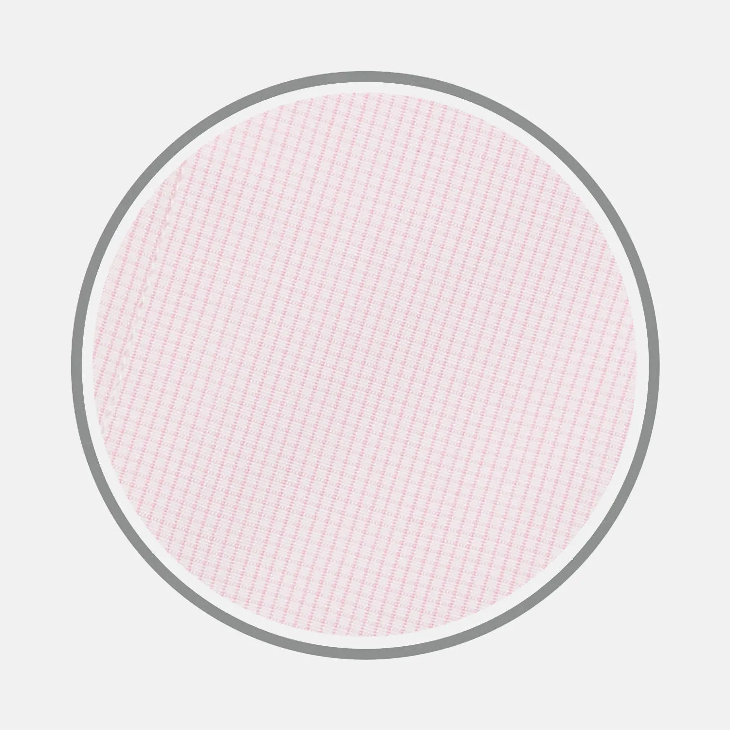 Pink Fine Check Cotton Fabric sold by Turnbull & Asser