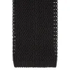 Black Knitted Silk Tie sold by Turnbull & Asser
