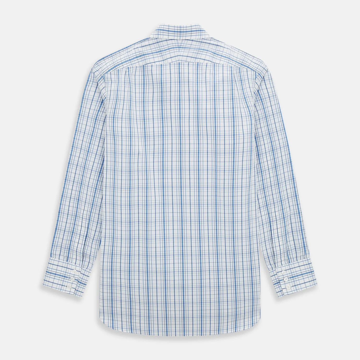 Blue Plaid Check Mayfair Shirt sold by Turnbull & Asser product image thumbnail 3