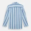 Blue Baiadera Stripe Pyjama Shirt sold by Turnbull & Asser
