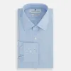 Light Blue End-on-End Shirt with T&A Collar and 3-Button Cuffs sold by Turnbull & Asser