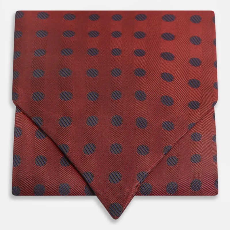 Red Dot Silk Cravat sold by Turnbull & Asser