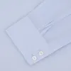 Tailored Fit Two-Fold 120 Light Blue Shirt with Kent Collar and 2-Button Cuffs sold by Turnbull & Asser