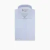 Tailored Fit Two-Fold 120 Light Blue Shirt with Kent Collar and 2-Button Cuffs sold by Turnbull & Asser