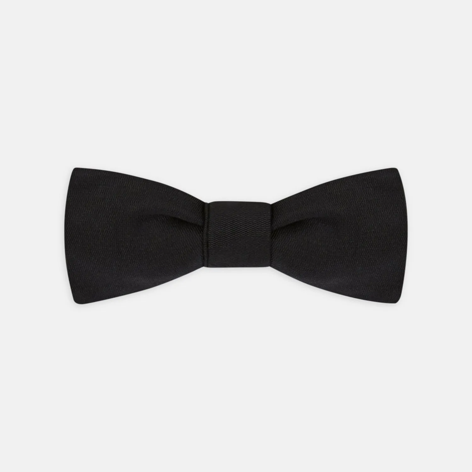 Black Narrow Silk Bow Tie sold by Turnbull & Asser