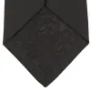 Slim Black Twill Silk Tie sold by Turnbull & Asser