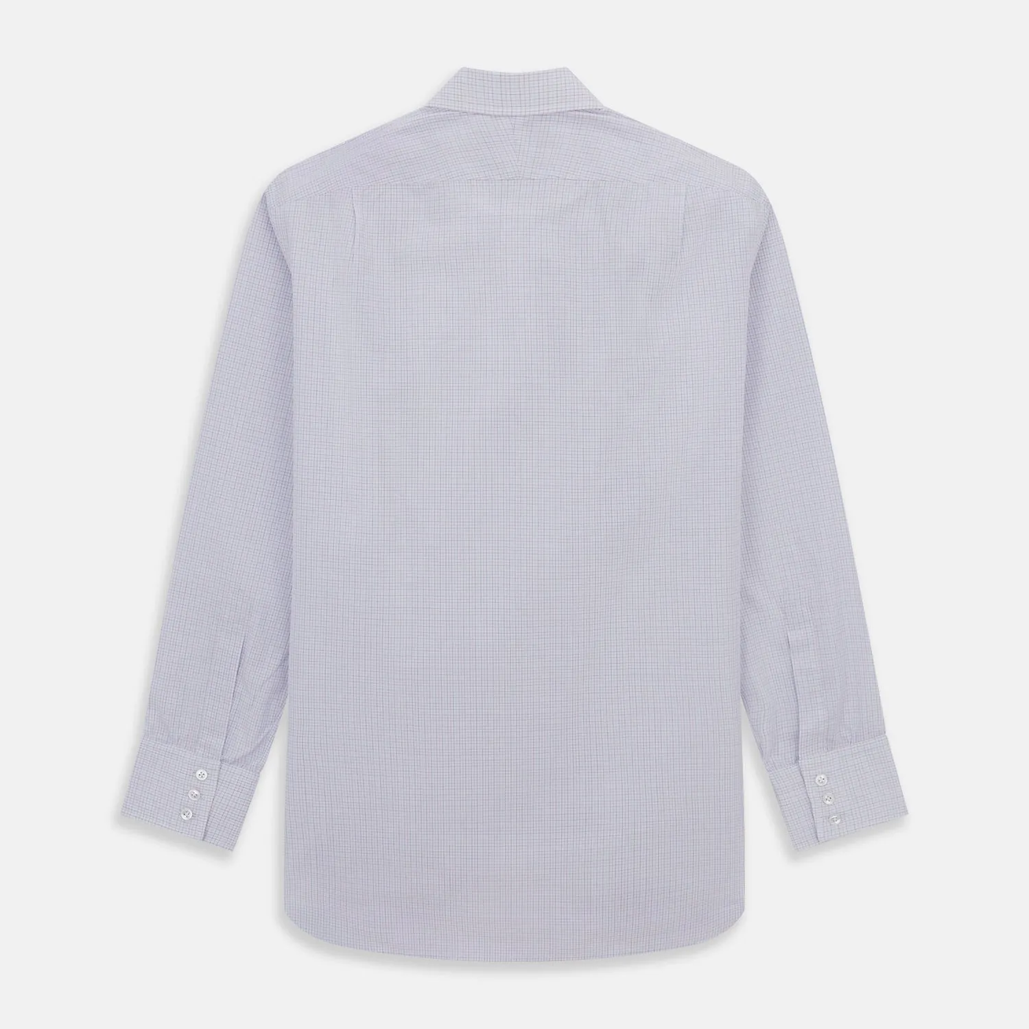 Red and Blue Tattersall Check Mayfair Shirt sold by Turnbull & Asser product image thumbnail 5