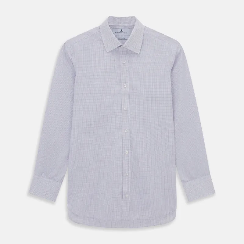 Red and Blue Tattersall Check Mayfair Shirt sold by Turnbull & Asser