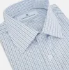 Navy and Blue Multi Check Mayfair Shirt sold by Turnbull & Asser