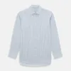 Navy and Blue Multi Check Mayfair Shirt sold by Turnbull & Asser