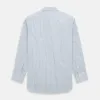 Navy and Blue Multi Check Mayfair Shirt sold by Turnbull & Asser