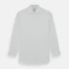 Tailored Fit Plain White Cotton Shirt with Kent Collar and Double Cuffs sold by Turnbull & Asser