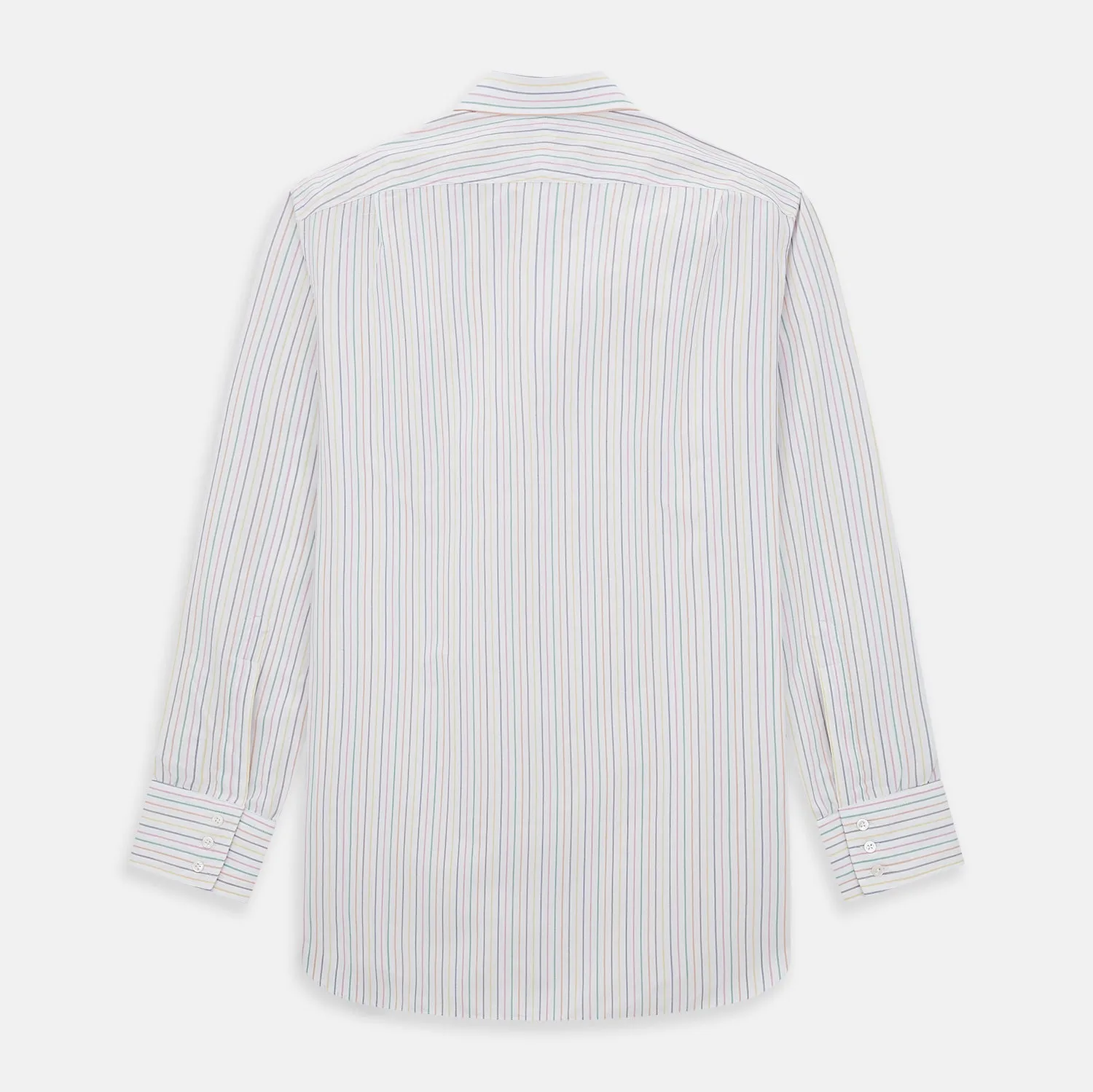 Rainbow Double Pinstripe Mayfair Shirt sold by Turnbull & Asser product image thumbnail 3