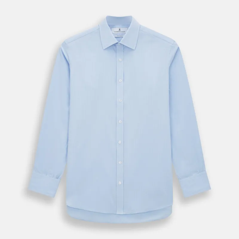 Pale Blue Rhombus Mayfair Shirt sold by Turnbull & Asser