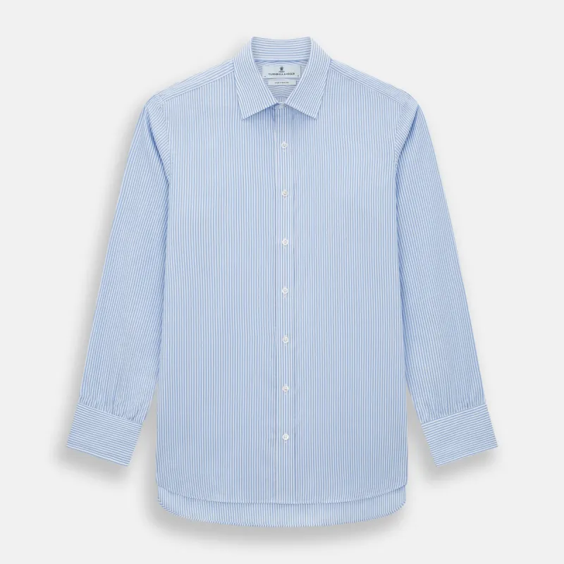 Blue Bengal Stripe Mayfair Shirt sold by Turnbull & Asser