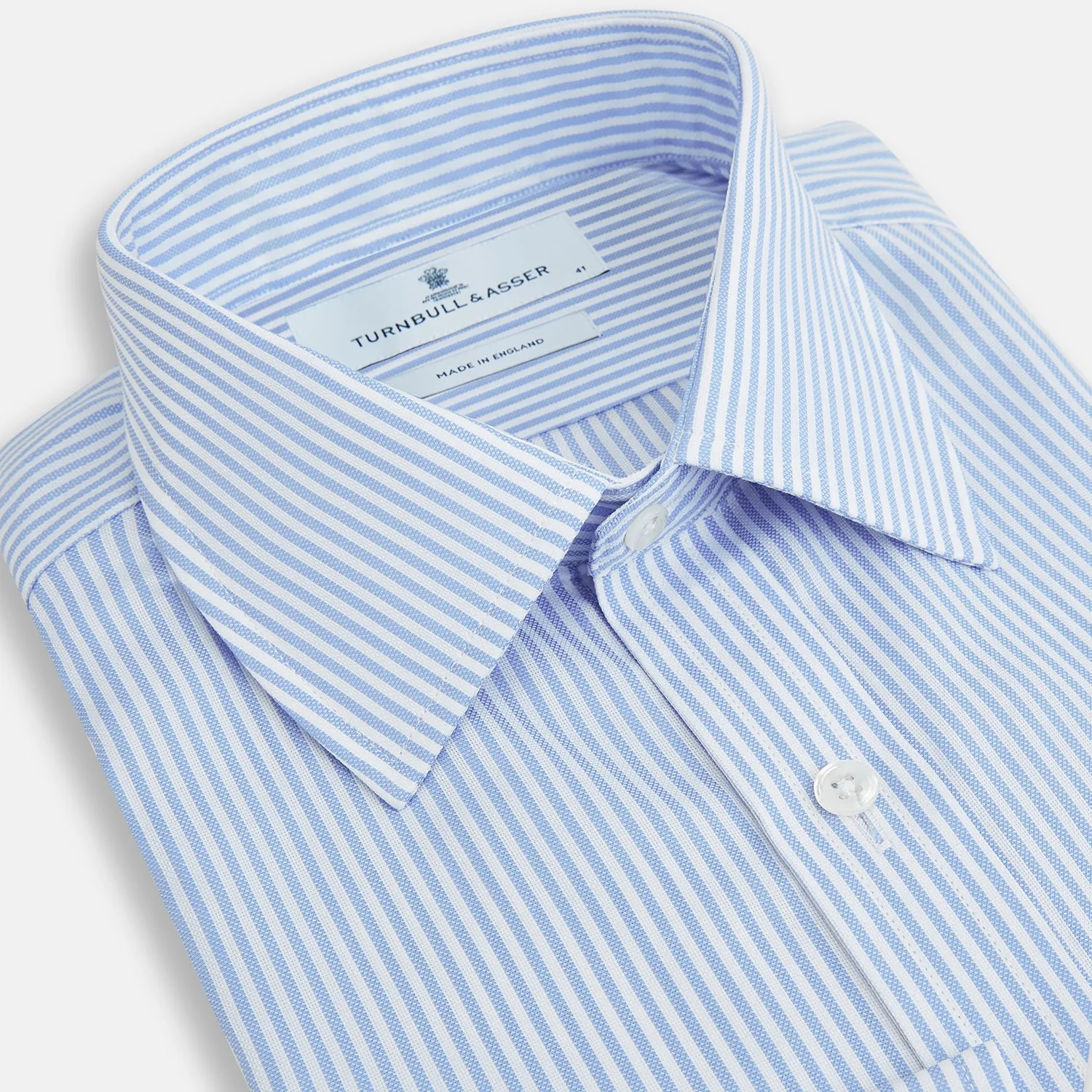 Blue Bengal Stripe Mayfair Shirt sold by Turnbull & Asser product image thumbnail 2