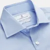 Tailored Fit Blue Cotton Shirt with Kent Collar and Double Cuffs sold by Turnbull & Asser