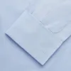 Tailored Fit Blue Cotton Shirt with Kent Collar and Double Cuffs sold by Turnbull & Asser